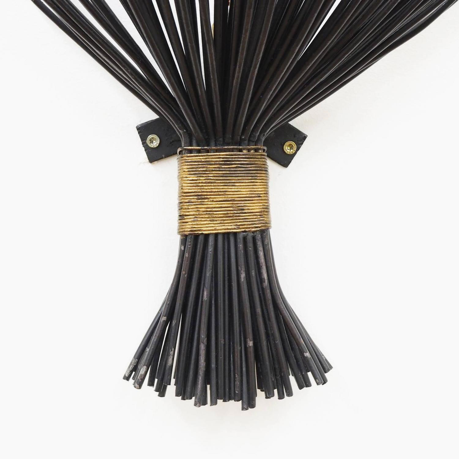 Large Modernist Sheaf Sconces, France 1950s