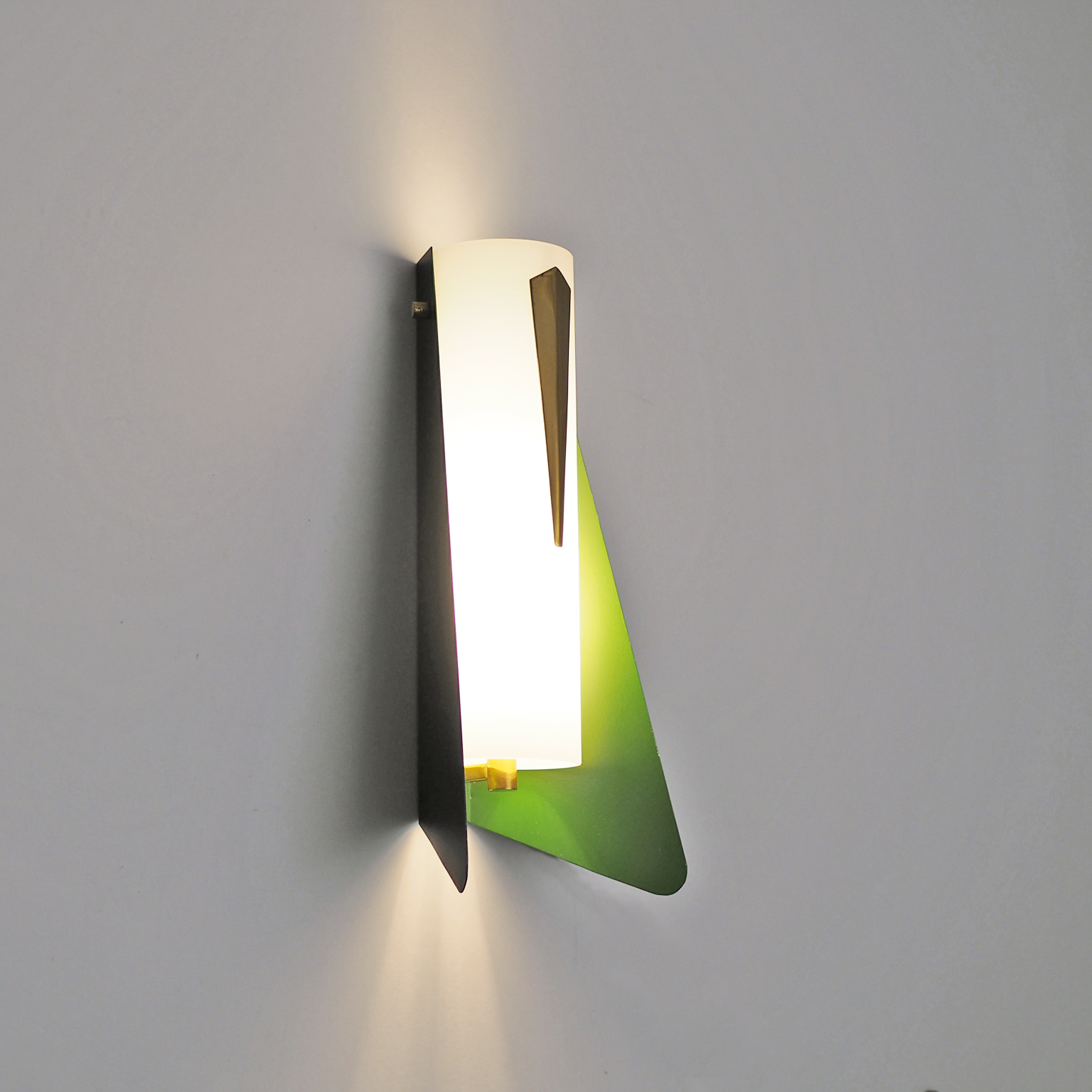 Pair of Italian Modernist Sconces, 1950s