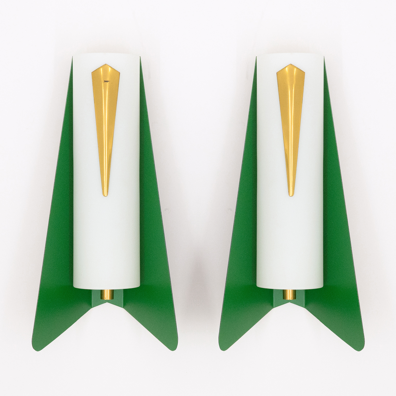 Pair of Italian Modernist Sconces, 1950s